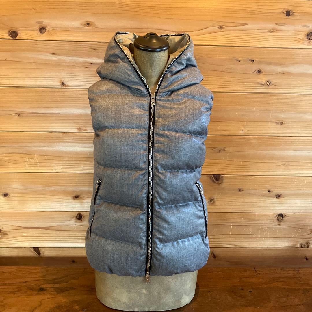 DUVETICA カシミア混ウール　ダウンベスト　38サイズ