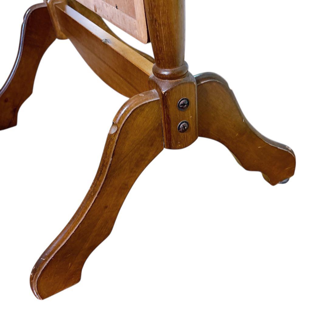 大型　特大　アンティーク 姿見 全身鏡 木製フレーム ブラウン　ヴィンテージ