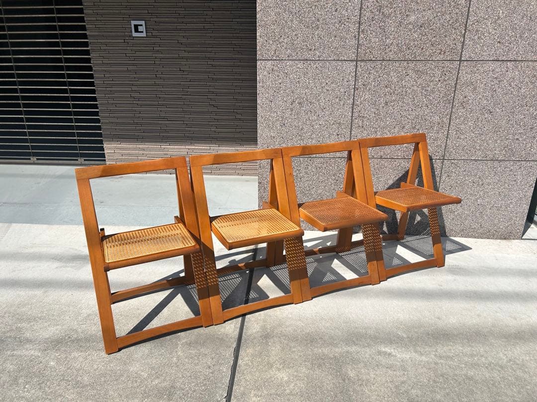 ラタンチェア　ビンテージ　1脚