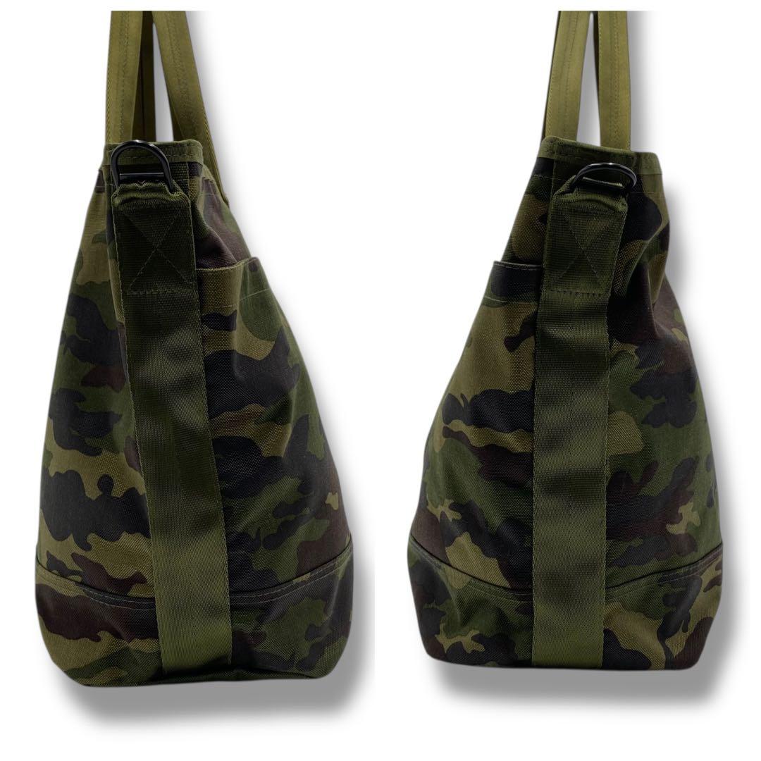 美品 BRIEFING ブリーフィング カモフラ 2WAY バッグ ビジネス