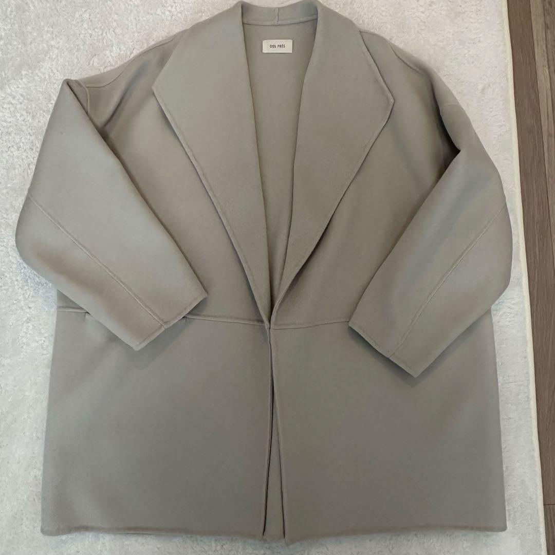 DES PRÉS ダブルフェイスメルトンビーバー ショートコート