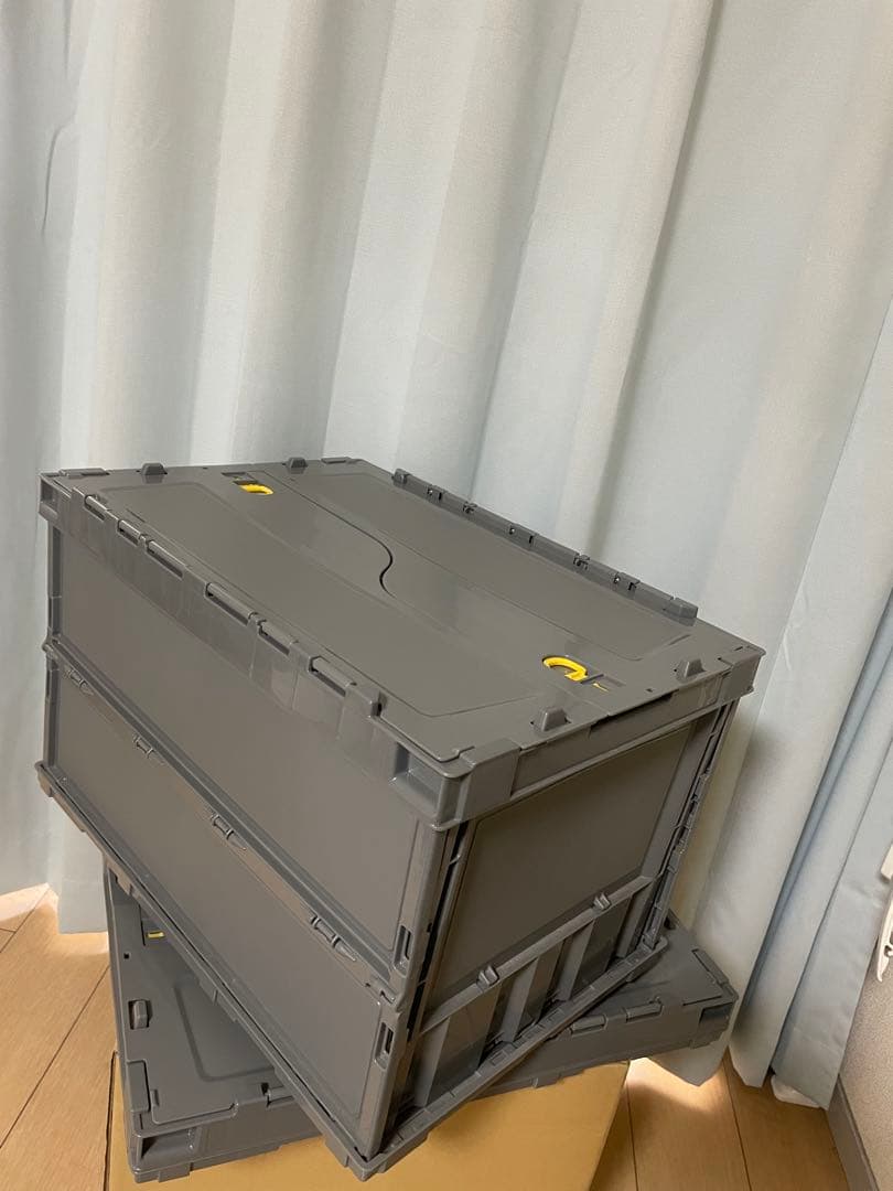 グレー プラスチック 収納ボックス５個セット