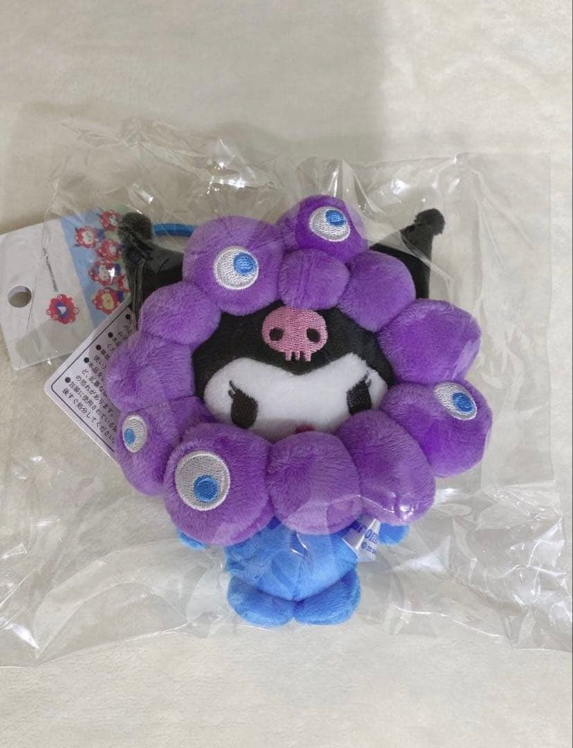 万博会場限定　ミャクミャク×クロミ　なりきりぬいぐるみキーホルダー　サンリオ